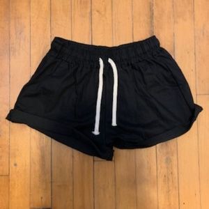 Oak + Fort Black Shorts